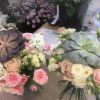 Laura Allan bridesmaids succulent bouquets The Dairy Waddesdon Manor Bucks