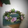 beki fresh flower crown lilac lavender plum