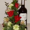wedding favor favour wine bottle flower holder arrangement floral display t
