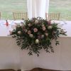 amy top table flowers centrepiece wedding venue oak tree farm quainton buck