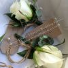 The Dairy Waddesdon Manor wedding venue rose buttonhole corsage bouttoniere