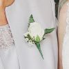 mother of the bride corsage buttonhole wedding flowers