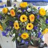 halton house wedding flowers top table arrangement 1