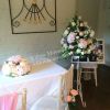 Five Arrows Hotel Waddesdon Manor Wedding Venue Registra Table pedestal flo