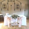 Dee Pastel pinks and dainty whites top table ceremony arrangement The Five 